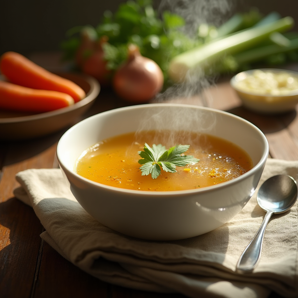 Delicious Homemade Chicken Broth